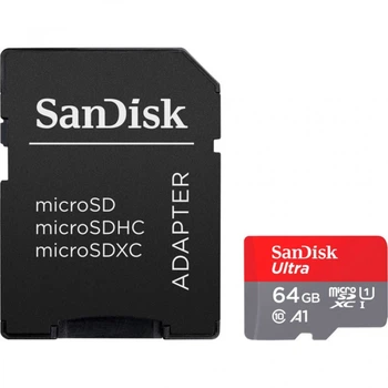 Карта пам'яті SanDisk 64GB microSD class 10 UHS-I Ultra (SDSQUAB-064G-GN6MA) (17081)