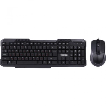 Комплект Maxxter KMS-CM-02-UA USB Black (KMS-CM-02-UA) (16526)