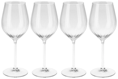 Kieliszki do wina Excellent Houseware 139518 szklane 4 x 380 ml (8721037280037)