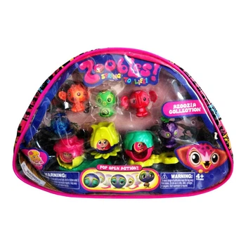 Игровой набор Zoobles 5 в 1 Spring to Life, 3 домика Happitat и сумочка (0133-5-2)