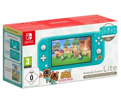 Nintendo Switch Lite Turquoise Limited Edition + Игра Animal Crossing: New Horizons (DIGITAL) (русская версия) + Nintendo Switch Online 12 месяцев