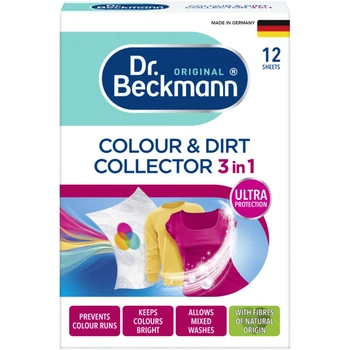 Салфетки для стирки Dr. Beckmann Ловушка для цвета и грязи 12 шт. (4008455413211) (342423)