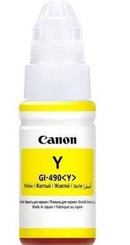Чорнило краска для принтера Canon GI-490 for Canon Pixma G1400/G2400/G3400 70g Yellow (0666C001) водорозчинне
