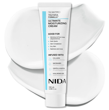 Увлажняющий антивозрастной крем для лица NIDA Ultimate Moisturizing Cream с коллагеном, ниацинамидом и гиалуроновой кислотой, 100 мл (II) 34503