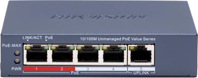 Комутатор Hikvision DS-3E0105P-E/M(C) POE