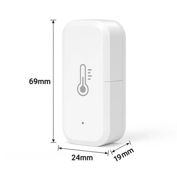Умный термометр-гигрометр Ewelink ZigBee WSD510A (совместим с Alexa, Google Home)