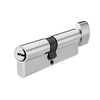 Циліндр LINDE A6Р 40x40Т ключ-вороток 80 мм полірований хром (A6P40/40T CP)