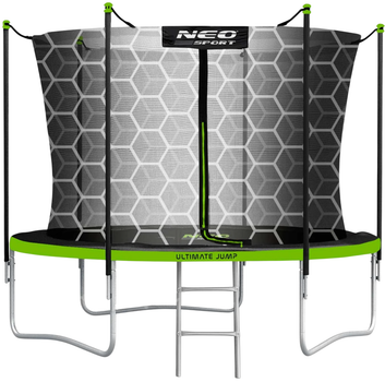 Садовий батут Neo Sport 252 см Зелений (NS-08W231)