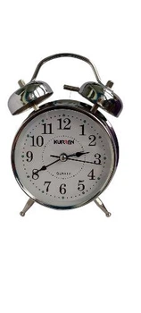 Будильник кварцовий Kurren 4010 з підсвічуванням Silver White (3919)