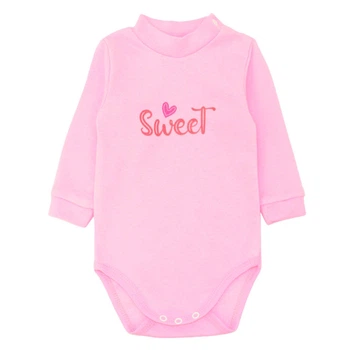 Боди для девочки начес Арлекин Sweet 6237-042 44 68 см Розовый