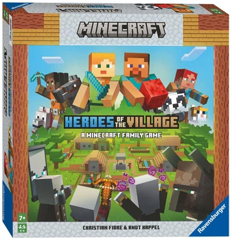 Gra planszowa Ravensburger Minecraft Junior Bohaterowie wioski (wersja wielojęzyczna) (4005556209149)