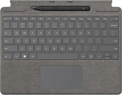 Чохол -клавіатура Microsoft Surface Pro Signature Keyboard with Slim Pen 2 для Surface Pro 8/9/X Platinum (8X8-00168)