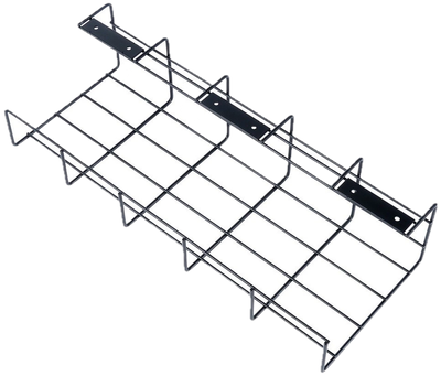 Органайзер для кабелів Orion 568037 під стіл Металевий Чорний (5904316472368)