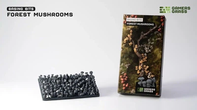 Zestaw dekoracji Gamers Grass Basing Bits Forest Mushrooms (738956791481)