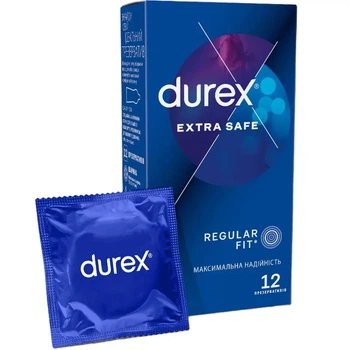 Презервативи Durex Extra Safe потовщені 12 шт.