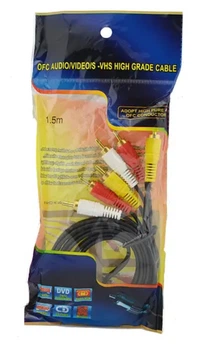 Кабель 3RCA - 3RCA 1.5м (пакет)
