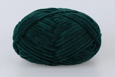 Пряжа плюшевая Premium Yarn Baby Love (Беби Лав) Изумрудный №371 - плюш для амигуруми, игрушек, маленький моточек 50г/60м