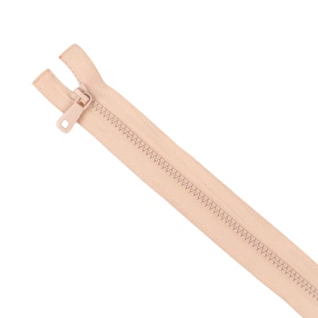 Zipper Тракторна блискавка Пудра, 100см, 2бігунки
