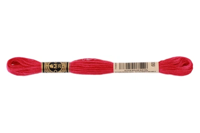 Нитка Мулине DMC, 117 №600 Клюквенный оч.темный - нити для вышивания крестиком, гладью, декора одежды, 100% хлопок, 2 гр / 8 м