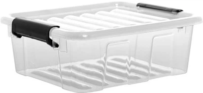 Ємність для зберігання Plast Team Home Box 1.5 л 17 x 8 x 21 см Прозора (2236tea-прозорий)