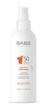 Дитячий сонцезахисний флюїд-спрей BABE Laboratorios (БАБЕ Лабораторіос) Pediatric SPF 50 – з пантенолом і пребіотиком, 200 мл