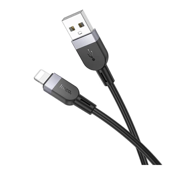 Кабель Hoco X109 Silicone Lightning 2.4A Чорний