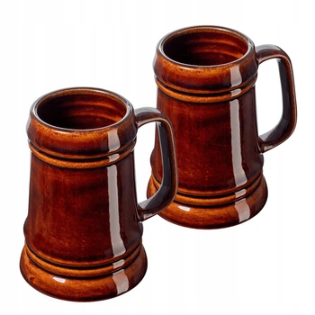 Пивний келих Kadax Olympia керамічний 500 мл 2 шт (5903699480656)