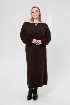 Платье SEWEL P1029 50-52 XL Коричневый
