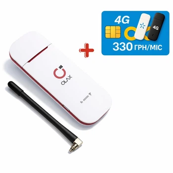 Olax U90H — USB 4G модем/роутер с подключением Wi-Fi и антеной 4 dBi + Подарок — безлимитная SIM-карта Киевстар