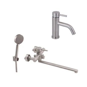 Комплект для ванной комнаты Lidz Aria 005 Nickel