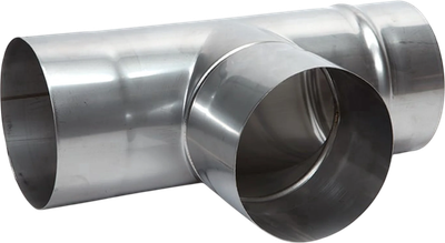 Трійник для димоходу Wadex 90° 180 мм (107180000)