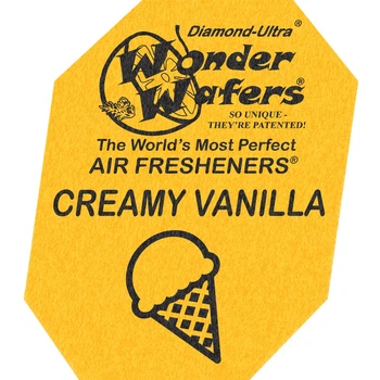Ароматизатор в пластинке | Wonder Wafers Creamy Vanilla | Ваниль