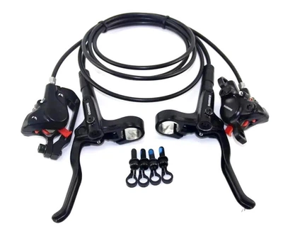 Тормоза дисковые гидравлические SHIMANO BR-MT200 комплект без роторов