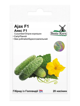Огірок "Аякс F1" ТМ "Bestе Kern" 20 шт.
