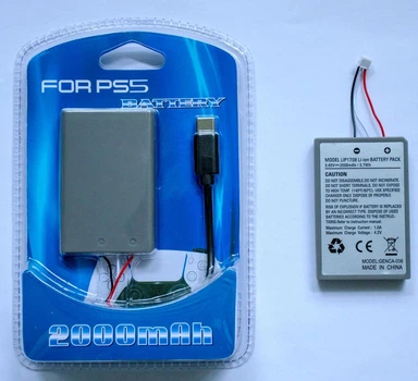 Акумулятор для PS5 DualSense 2000mAh LIP1708 — батарея для геймпада PlayStation 5 з USB-кабелем