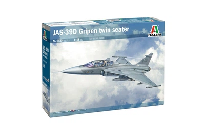 Збірна модель ITALERI 1:48 багатоцільовий винищувач JAS-39 D GRIPEN двомісний (IT2664)