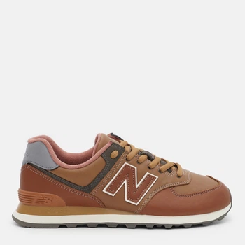 Мужские кроссовки New Balance 574 ML574OMA 44 (10US) 28 см Коричневые (739980543619)