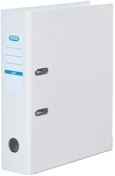 Segregator ELBA Metal A4 8 cm Biały 100400525 (4002030165083)