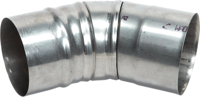 Коліно димоходу Wadex 45° 100 мм (115100000)