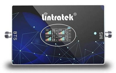 Репітер підсилювач мобільного зв'язку і інтернету Lintratek KW20L-GDWL GSM 3G 4G LTE 900 1800 2100 2600 МГц
