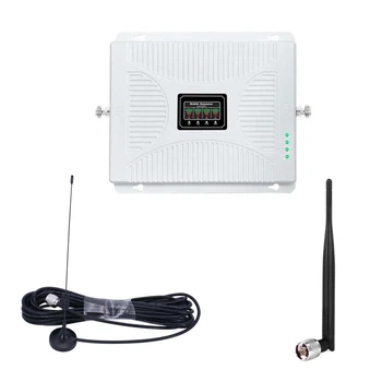 Репитер усилитель мобильной связи и интернета SS11-GDWL 2G 3G 4G сигнала 900 1800 2100 2600 МГц (всенаправленные антенны)