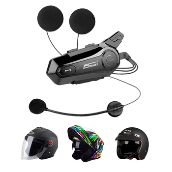 Bluetooth гарнітура для мотошолома KEBEDUMEI X1 Plus Hard Helmet. IPX6, Bluetooth 5.3 бездротові накладні
