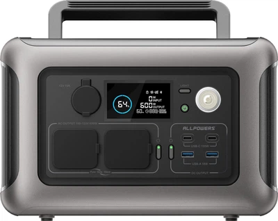 Зарядна станція Allpowers R600 600 Вт / 299 Вт⋅год / LiFePO4