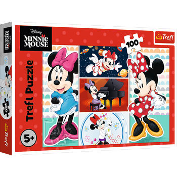 Пазли Trefl Disney Minnie Забавна Мінні 100 елементів 16517 (5900511165173)