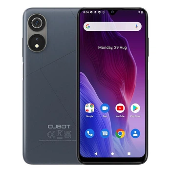 Мобільний телефон смартфон Cubot P60 6/128Gb black - екран 6,517'', 2 SIM, 5000 мАг