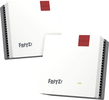 Zestaw wzmacniaczy FRITZ! Mesh Set 1600 LAN (2-pack) (4023125031120)