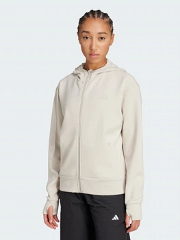 Спортивная кофта женская Adidas Designed For Training JX7318 XS Серая (4068809639841)