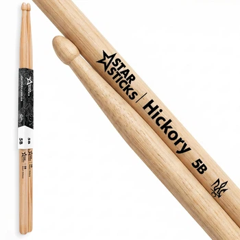 Барабанные палочки StarSticks 5B Hickory (Американский орех) SSHIC5B