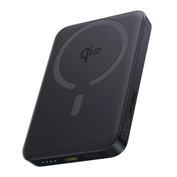 Магнитный повербанк MagSafe Baseus EnerFill FM12 Qi2 Magnetic Power Bank 10000mAh 22.5W Type-C/Qi черный (E0028500)
