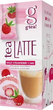Напиток G\'Tea! Tea Latte Клубничный бисквит 10 г х 10 стиков (5060846022692)